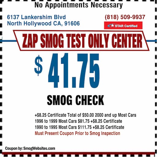 Smog Check Coupon